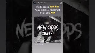 Kyle richh calls sha ek a clown in his IG story  #kylerichh  #shaek #shorts #drillscene