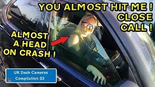 UK Dash Cameras - Compilation 32 - 2024 Bad Drivers, Crashes & Close Calls