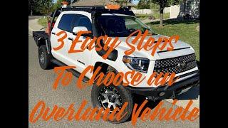 Overlanding for Beginners: 3 Easy Steps for Choosing Your Overland Vehicle