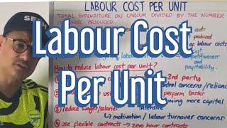 Labour Cost per Unit