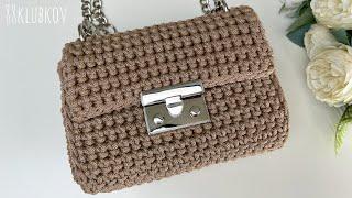 100 out of 100 holds any shape  Handbag, crocheted cord clutch for summer-spring 2023