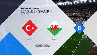 Turkey vs Wales | Kadir Has Stadium | 2024-25 UEFA Nations League | PES 2021