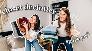 I got a master KonMari consultant to help declutter my closet.