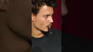 Johnny Depp Rolling his CHOCOLATE CIGARETTE in Cannes Press Conference...     #shorts