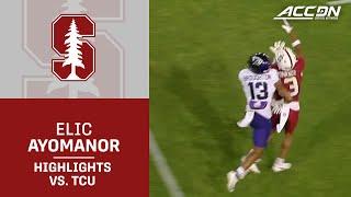 Stanford WR Elic Ayomanor Highlights vs. TCU