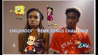 CHILDHOOD THEME SONG CHALLENGE//JustArnelle