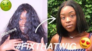 watch me transform this old wig #FIXTHATWIG || QueenKee