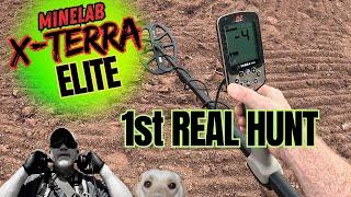 Minelab X-Terra Elite 1st Live Dig and My Thoughts.