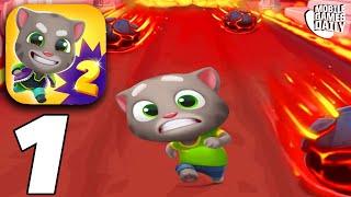 TALKING TOM GOLD RUN 2 - Gameplay Walkthrough Part 1 - World 1 (iOS, Android)