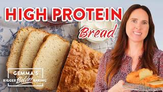 High Protein Bread Recipe  (No Yeast & Only 6 Ingredients!)