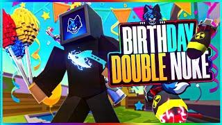 FLAWLESS Krunker DOUBLE NUKE! (Birthday Video REACTION!)