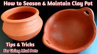 How to Season Clay Pot for first time & Maintain | Tips & Tricks for using Mud Pots @MySunshinesz