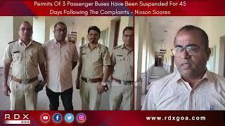 Goa Transport Department Takes Action Against Reckless Buses