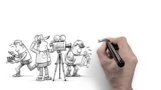 Board Studios Explain Differently 1 minute Chalkboard animation HD