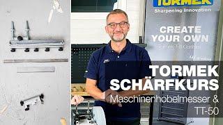 Maschinenhobelmesser und TT-50 Abrichtwerkzeug für Schleifsteine | Teil 7 | Tormek Live-Schärfkurs