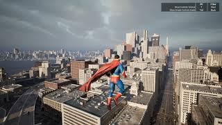 Superman in Unreal Engine 5 Gameplay