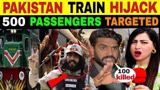 PAKISTAN TRAIN HIJACKED BY BLA BALOCHISTAN | PAK PUBLIC CRYING