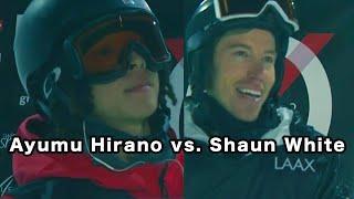 Ayumu Hirano and Shaun White Snowboarding at Laax 2022