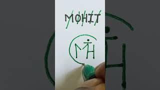 MOHIT name create to brand logo || name making to brand logo #shorts #youtubeshorts #viral