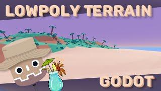 How To Make Lowpoly Terrain In Godot