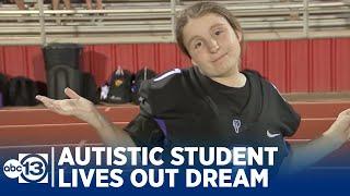 Fulshear HS student with autism lives out dream to be on football team