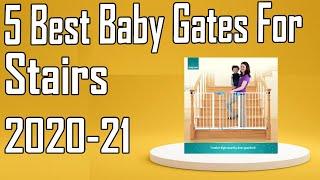 5 Best Baby Gates For Stairs Review 2021