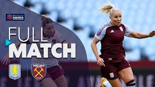 Full Match: Aston Villa v West Ham United | Barclays WSL 2024-25