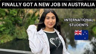 I Got a NEW JOB in Australia finally | International Students