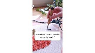 How does punch needle actually work (3 tips)? SHOP: studioversie.etsy.com