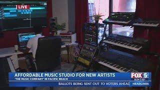 Affordable music studio for artists