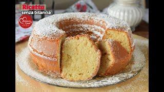 CIAMBELLA ALLO YOGURT SENZA BILANCIA - Ricetta super soffice