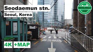 서대문역 걷기, Seodaemun stn. in Seoul, Korea, Mar. 2020