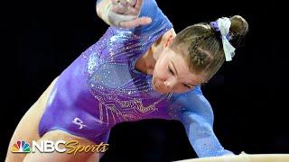 Jade Carey soars to silver in world championship vault final | NBC Sports