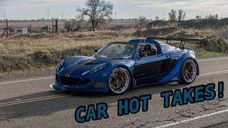 Top 10 Hot Takes I Have With Cars!!