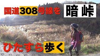 【Heppoko Climbing】National highway 308 dark pass(Japan)  (^ ^) hiking