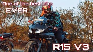 ONE OF THE BEST SINGLE CYLINDER BIKE EVER  #yamaha #r15 #v3 #viral #trending  #yamaha #review#race