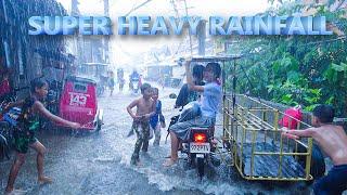 When Rain Gets Wild: Jaw-Dropping Scenes During Super Heavy Rainfall | Philippines | [4K]