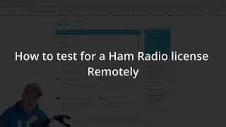 How to Test for a Ham Radio license online