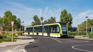 CRRC Smart Trackless Tram, tested in Perth, Australia and Auckland, New Zealand. Would you ride?