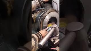 pressure plate facing with baby grinder