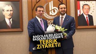 Ekrem İmamoğlu'ndan Bağcılar Belediye Başkanı Abdullah Özdemir'e hayırlı olsun ziyareti