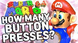 What Is The Minimum Amount Of Buttons Needed To Beat Super Mario 64?