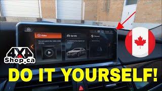 DIY How To Install 10.25" Android Screen BMW X5 X6 E70 E71 With CIC Connection