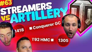 #63 Streamers vs Artillery | World of Tanks Funny Moments