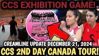 CREAMLINE EXHIBITION GAME MAGAGANAP NA! CREAMLINE UPDATE TODAY DECEMBER 21, 2024! #creamline #ccs