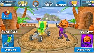 Christmas Candy Car Vs Royal Flush - Beach Buggy Racing 2