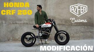 Honda CRF 250 TRANSFORMACIÓN TOTAL | Tracker Bike