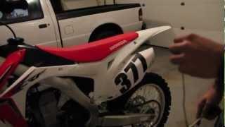 Installing loudmouth mx intake step by step crf450r 2013