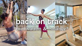 back on track: pilates, ballet & krafttraining *motivation & balance*