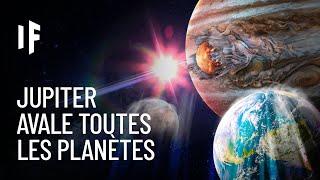 Et si Jupiter avalait toutes les planètes du Système Solaire ?